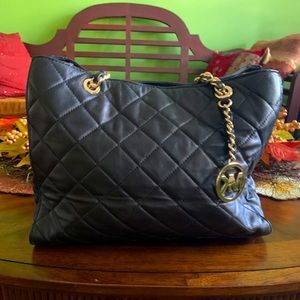 Michael Kors Quilted Leather Handbag, Chain Straps